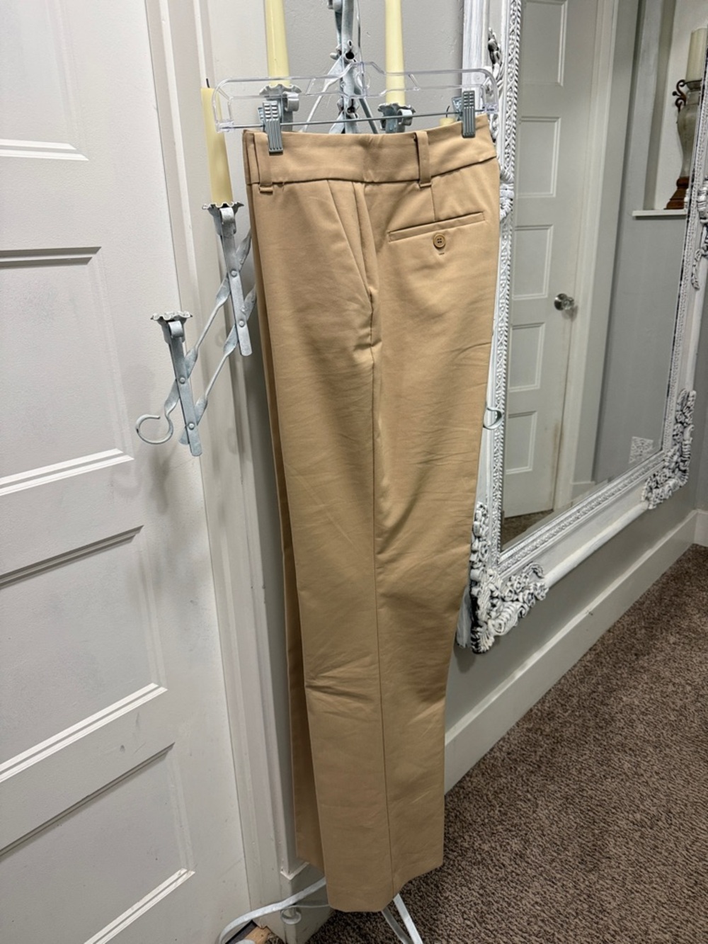 Talbots Women's Straight-Leg Chinos in Camel